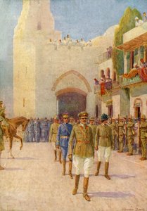 Lord Allenby entrant à Jérusalem