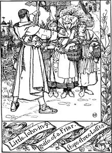 Illustration du livre Les Joyeuses Aventures de Robin des Bois, par Howard Pyle - Howard Pyle