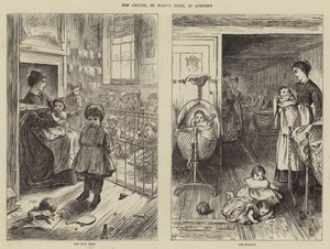 La crèche, ou maison des bébés, à Stepney - Howard Pyle