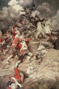 Ils ont escaladé le parapet et ont franchi le sommet, pêle-mêle, sur les Britanniques, ou La bataille de Yorktown, de 