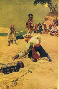 Qui sera capitaine, de Howard Pyles Book of Pirates publié par Harper & Bros, 1921