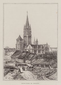 Notre-Dame Du Folgoet (gravure) - Hubert Clerget
