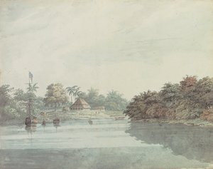 Le budgerow du Gouverneur Général sur le Gange, Delta du Brahmapoutre - Hubert Cornish