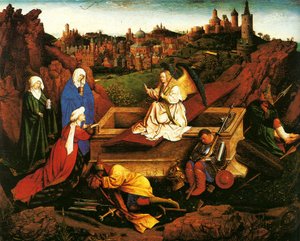 Les Trois Maries au sépulcre, vers 1440 - Hubert Eyck