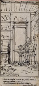 Study for Vignette-Frontispiece in Poncelot