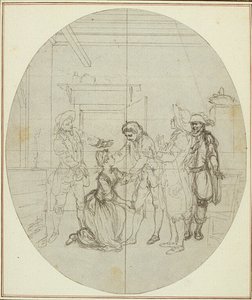Étude pour une deuxième édition, jamais publiée, de "La Partie de Chasse de Henri IV" de Colle, Acte III, Scène 11