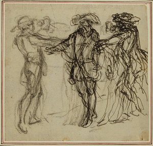 Étude pour une deuxième édition, jamais publiée, de "La Partie de Chasse de Henri IV" de Colle, Acte II, Scène 11