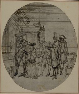 Étude pour une deuxième édition, jamais publiée, de "La Partie de Chasse de Henri IV" de Colle, Acte III, Scène 11