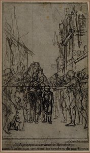 Study for an illustration in Tacitus "Tibère, ou Les Six Premiers Livres des Annales", Book III, Vol. 2, 1st Study