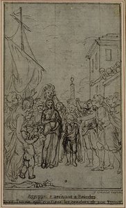 Study for an illustration in Tacitus "Tibère, ou Les Six Premiers Livres des Annales", Book III, Vol. 2, 2nd Study