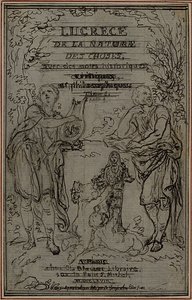 Étude pour la vignette-frontispice du livre I de Lucrèce "De la Nature des Choses".