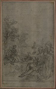Étude pour la vignette du "De la Nature des Choses" de Lucrèce, Vol. II, Livre IV