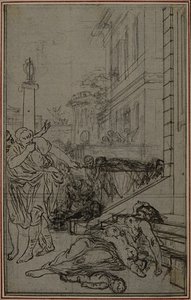 Étude pour la vignette du "De la Nature des Choses" de Lucrèce, Vol. II, Livre VI