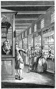 Les galeries du palais, 1885