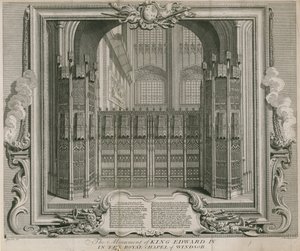 Le monument du roi Édouard IV - Hubert Francois Gravelot