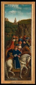 Les Juges intègres, panneau inférieur gauche du Retable de Gand