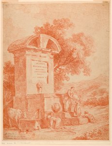 Une fontaine romaine (contre-épreuve)