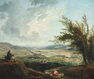 Un vaste paysage près de Paris - Hubert Robert