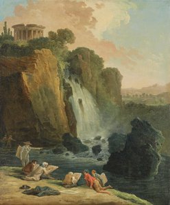 Dessinateurs à Tivoli (huile sur toile)