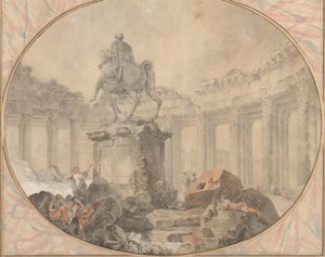 Statue équestre de Marc Aurèle, 1757