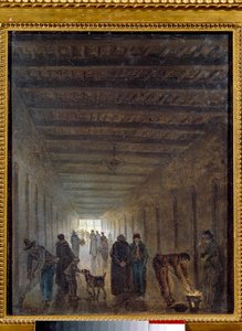 Révolution française : « Les corridors de la prison Saint Lazare en 1793 » - Hubert Robert