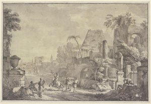 Paysage héroïque - Hubert Robert