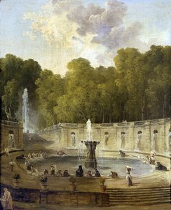 Lavandières dans un parc