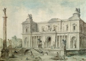 Le Musée des Antiques, vers 1800 - Hubert Robert