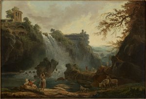 Les Cascatelles de Tivoli, en 1776