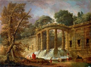 Pavillon avec la cascade, 1760