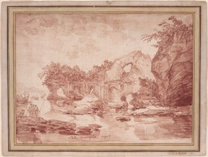 Ruines au bord de la mer près de Naples - Hubert Robert