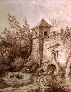 Les baigneurs - Hubert Robert