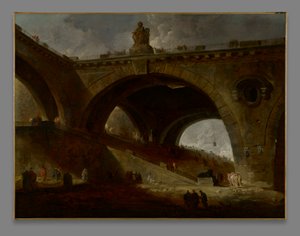 Le Vieux Pont - Hubert Robert