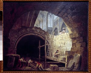 Violation des caveaux des rois dans la basilique de Saint-Denis en octobre 1793