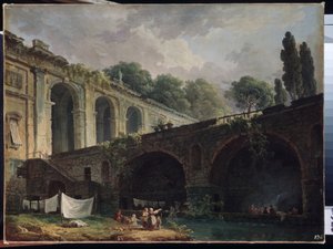 Vue de villa Madama à Rome