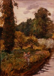 En attendant les barges - Hubert von Herkomer