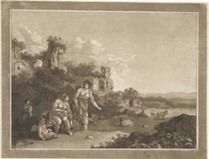 Paysage avec nymphes