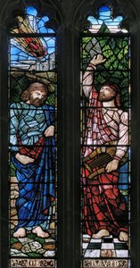 Langport, Tous les Saints, Job et David, 1879