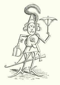 Monsieur Alphabet, contenant les 26 lettres (lithographie) - Hugh Rowley
