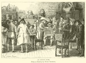 Une salle de vente aux enchères - Hugh Thomson