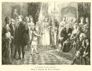 Une soirée chez Sir Joshua - Hugh Thomson