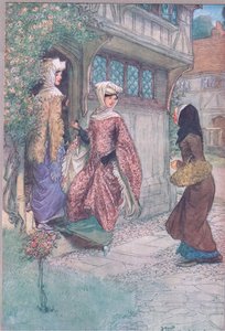 Venez avec nous et voyez (illustration de Les Joyeuses Commères de Windsor)