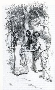 Harriet, attaquée par des gitans (illustration)