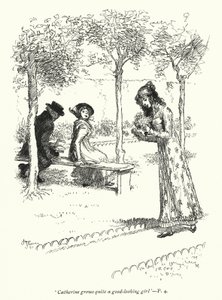 Illustration pour Northanger Abbey de Jane Austen - Hugh Thomson