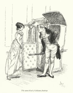 Illustration pour Northanger Abbey de Jane Austen - Hugh Thomson