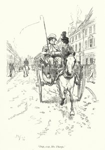 Illustration pour Northanger Abbey de Jane Austen - Hugh Thomson