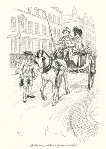 Illustration pour Northanger Abbey de Jane Austen - Hugh Thomson