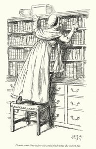 Illustration pour Northanger Abbey de Jane Austen - Hugh Thomson