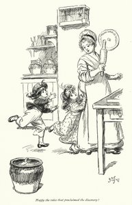 Illustration pour Northanger Abbey de Jane Austen - Hugh Thomson