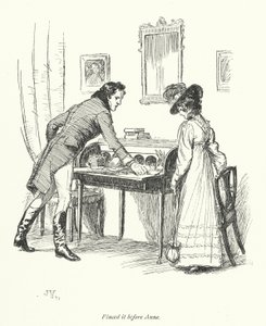Illustration pour Persuasion de Jane Austen - Hugh Thomson
